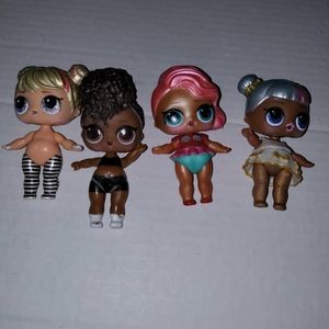 4 LOL Surprise dolls